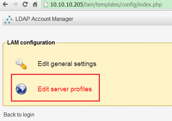 LAM Server Setting
