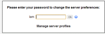 LAM Password