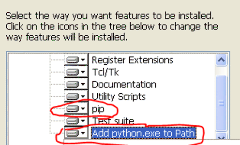 Installation setting