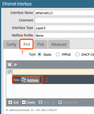Interface configuration-IP Address-1