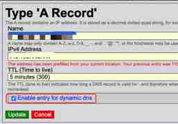 Dynamic DNS A Record - New